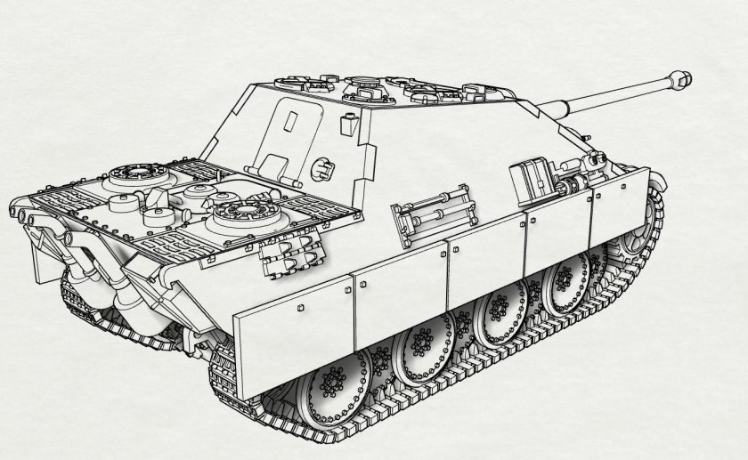 Танк Ягдпантера 2