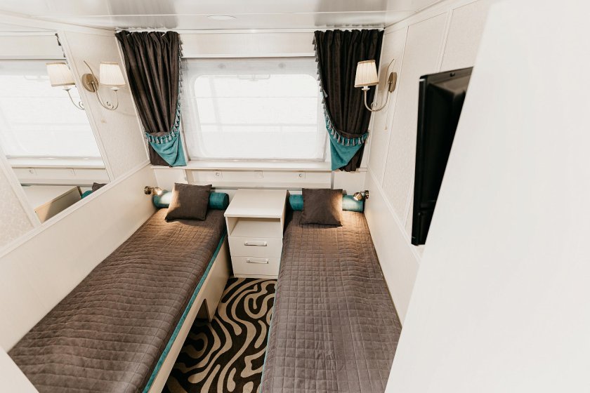 Теплоход Лунная Соната каюты