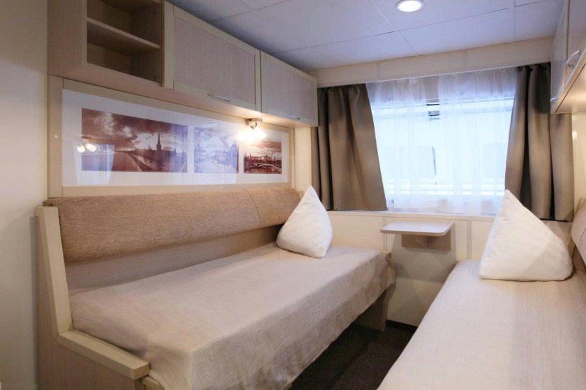 Каюты теплохода Петр Чайковский