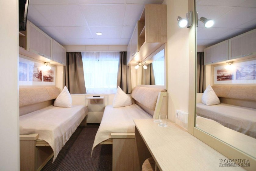 Каюты теплохода Петр Чайковский