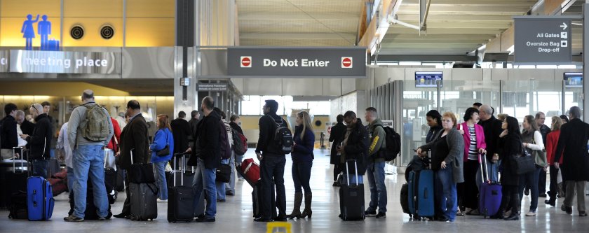 Очередь в аэропорту