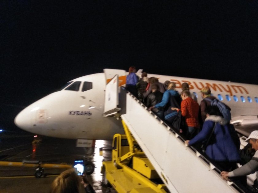 Суперджет 100 Шереметьево