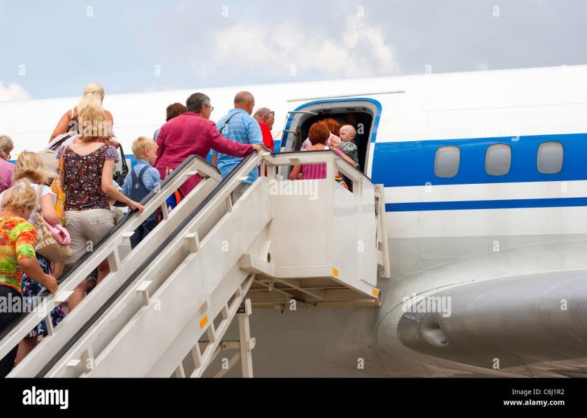 Самолет с пассажиром