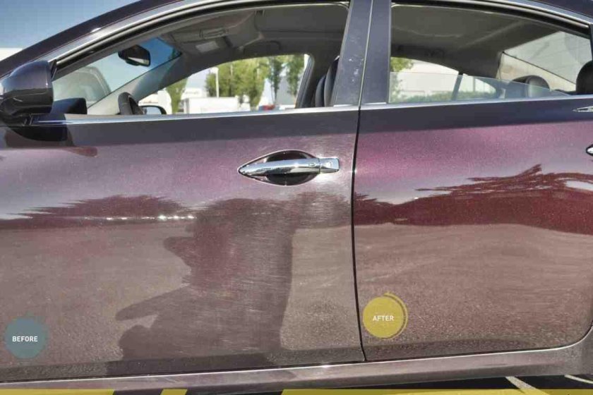 Полировка краски автомобиля