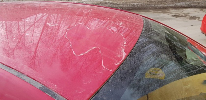 Облезший лак на авто