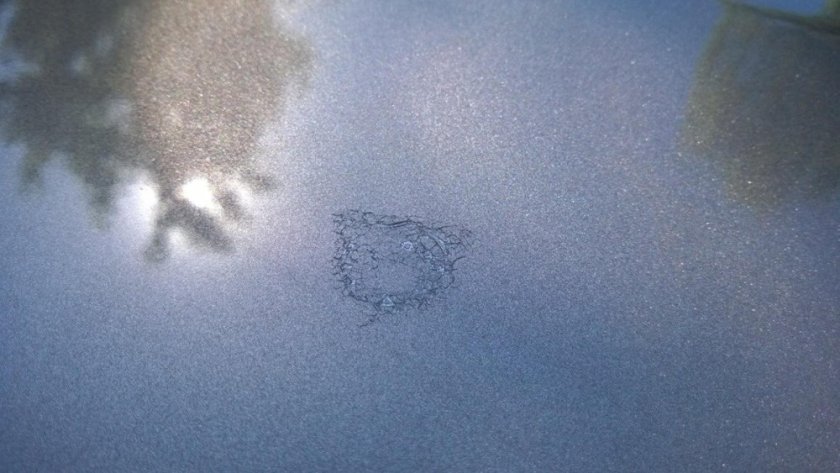 Пятна на краске автомобиля