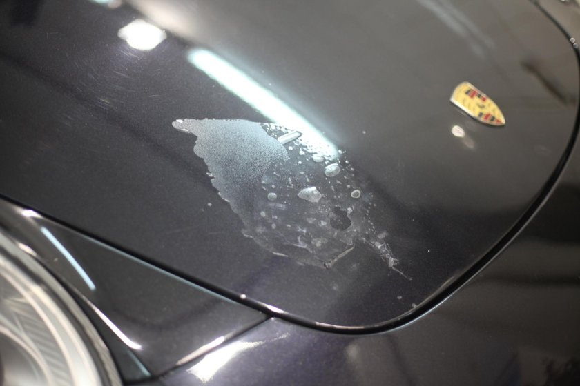 Сожгли лак при полировке авто