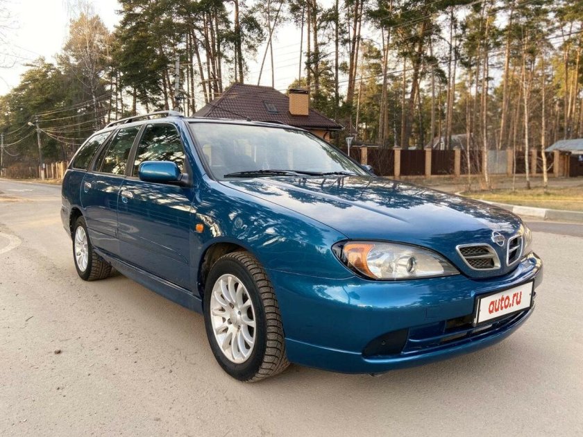 Nissan primera синий p11 2001