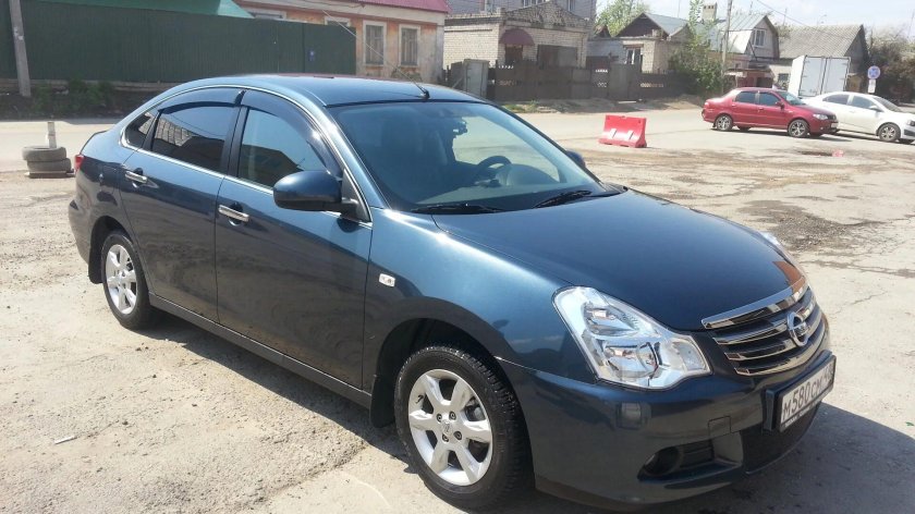 Ниссан Альмера g15 синий цвет