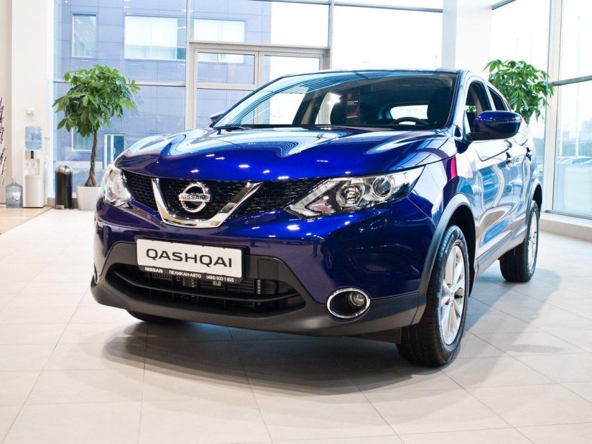 Nissan Qashqai синий