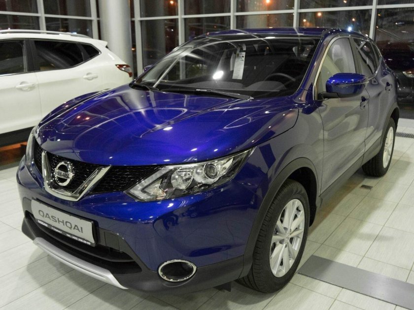 Nissan Qashqai синий