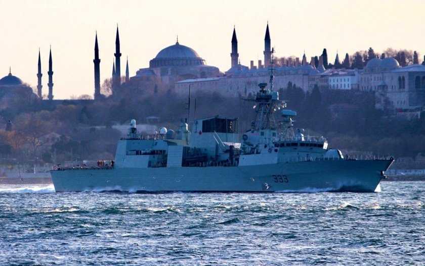 Видео прохода судов через Босфор