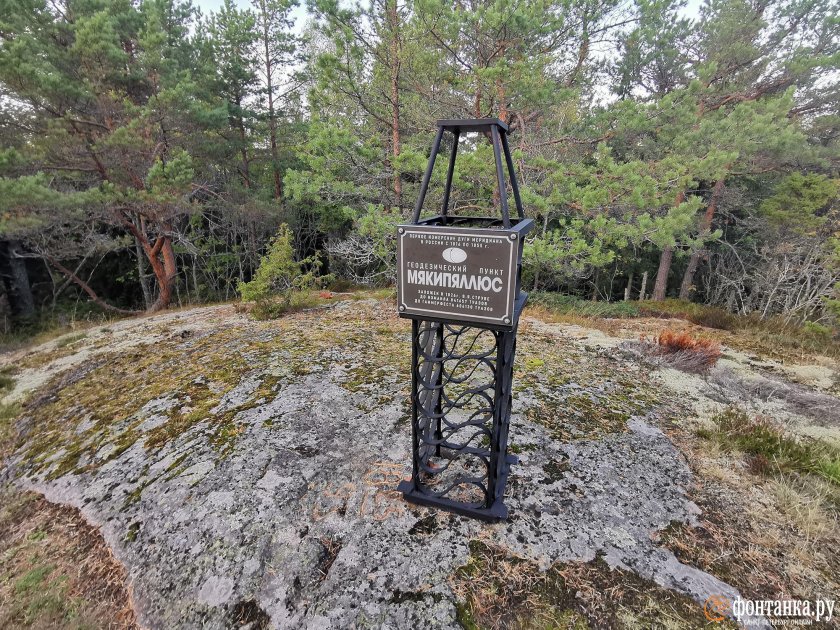 Остров Гогланд в финском заливе на карте