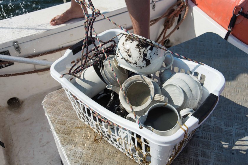 Затонувший корабль Кронштадт