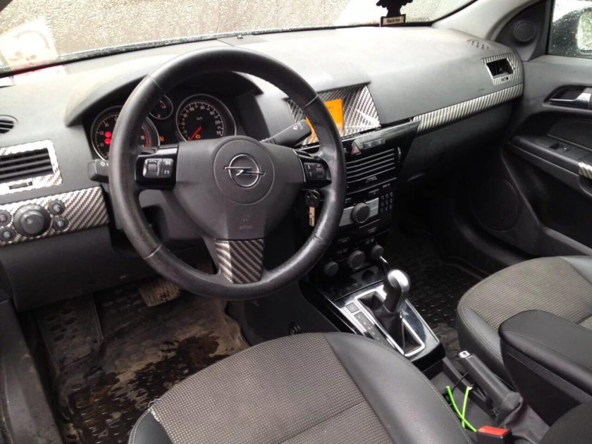 Аквапринт карбон Opel Astra h