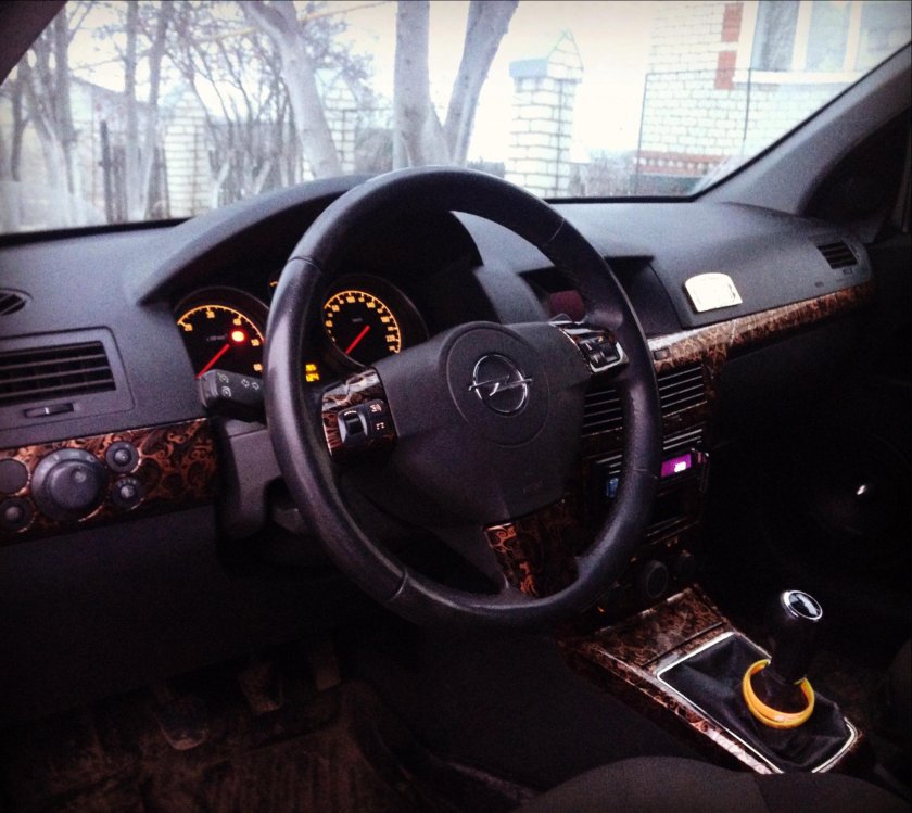 Аквапринт салона Opel Astra h