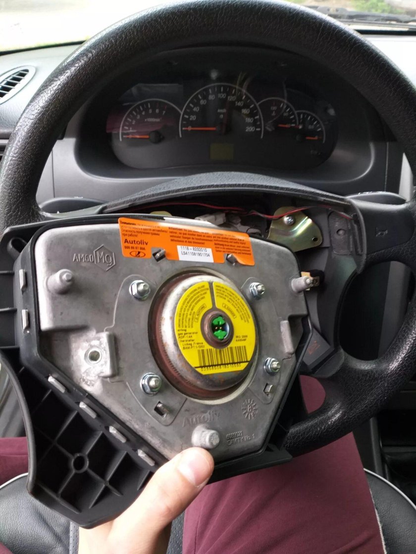 Приора 2 разъем подушки безопасности