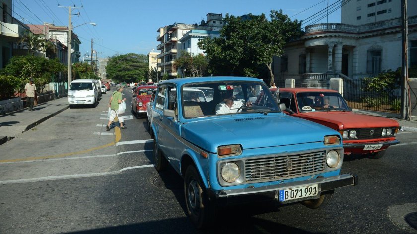 Куба Гавана машины