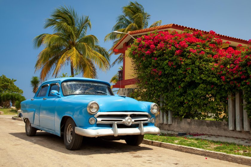 Куба Гавана Варадеро машина