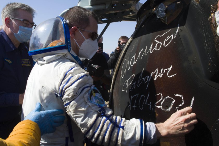 Космонавт Сергей рыжиков