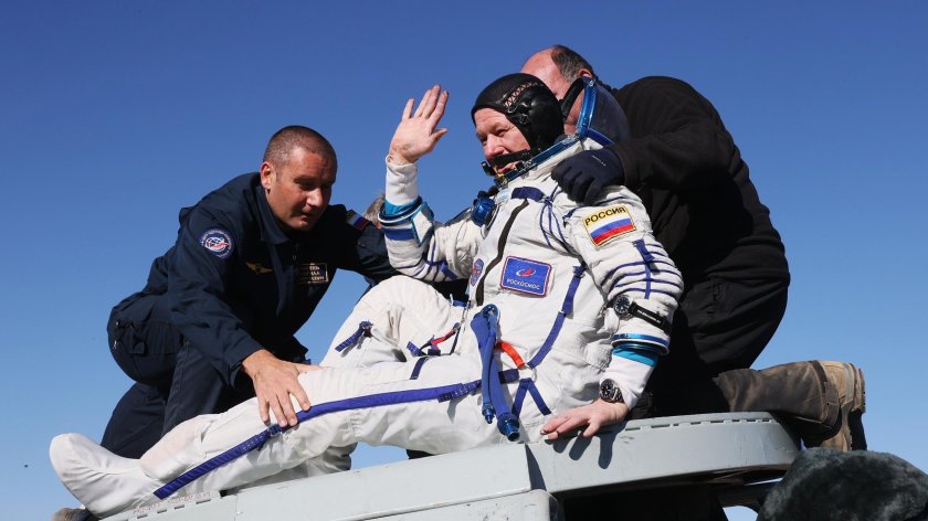 Союз МС-18 приземление