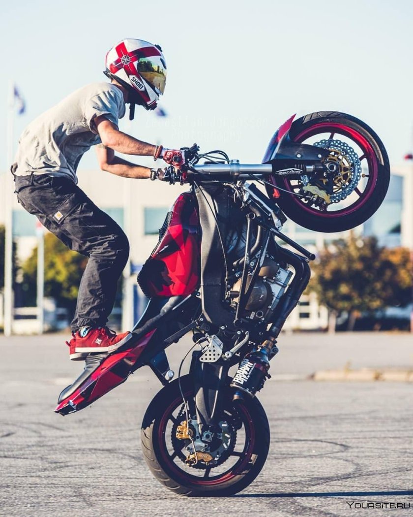 Питбайк стант