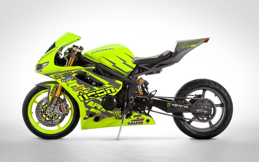 Мотоцикл Кавасаки трюковой