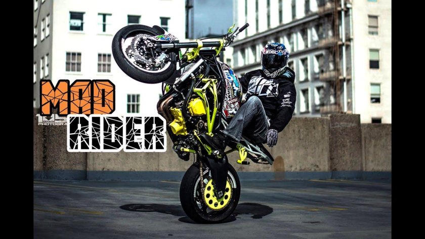 Мотард стант