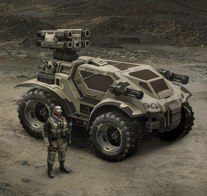 Sci-Fi APC 6x6