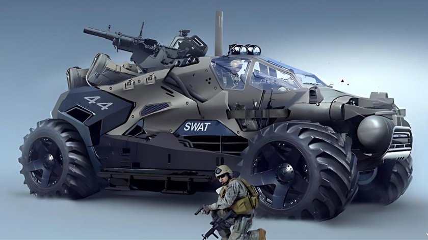 Sci Fi броневик вездеход