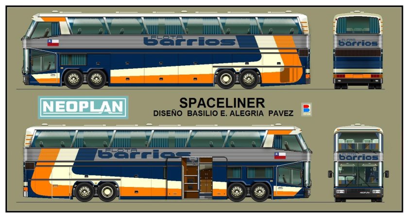Neoplan Spaceliner размер