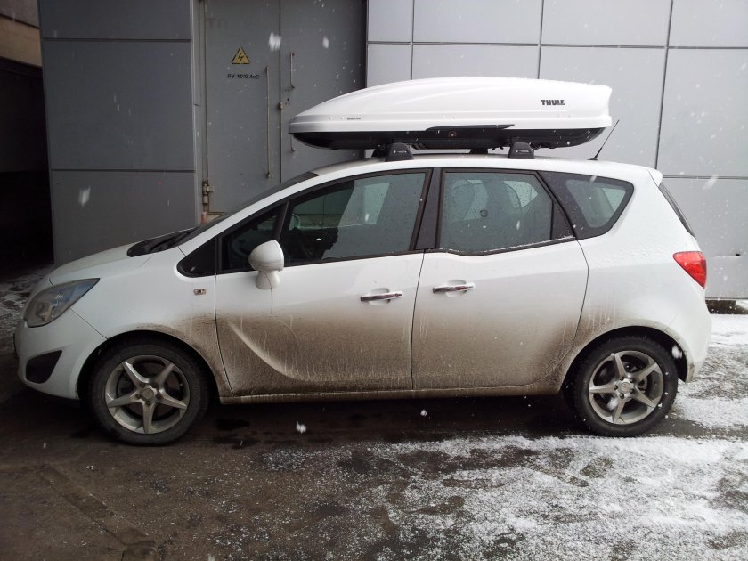Автобокс на крышу Opel Meriva b