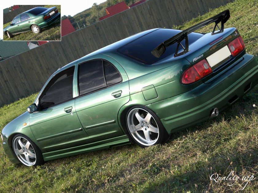 Ниссан Альмера н15 зеленый