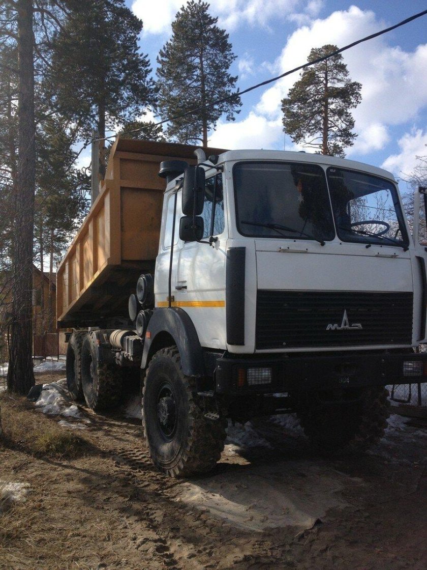 МАЗ вездеход 6х6 самосвал