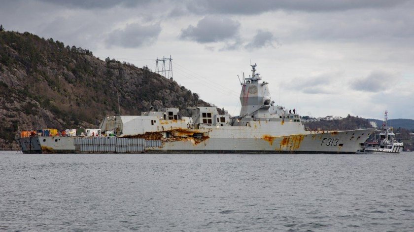 Фрегат ВМС Норвегии f 313 Helge Ingstad