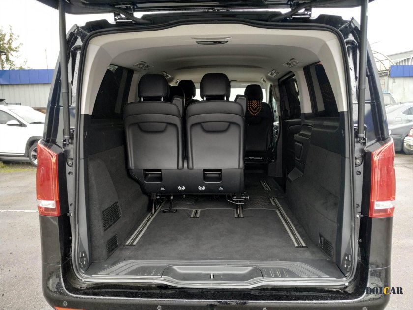 Мерседес Вито багажник фото