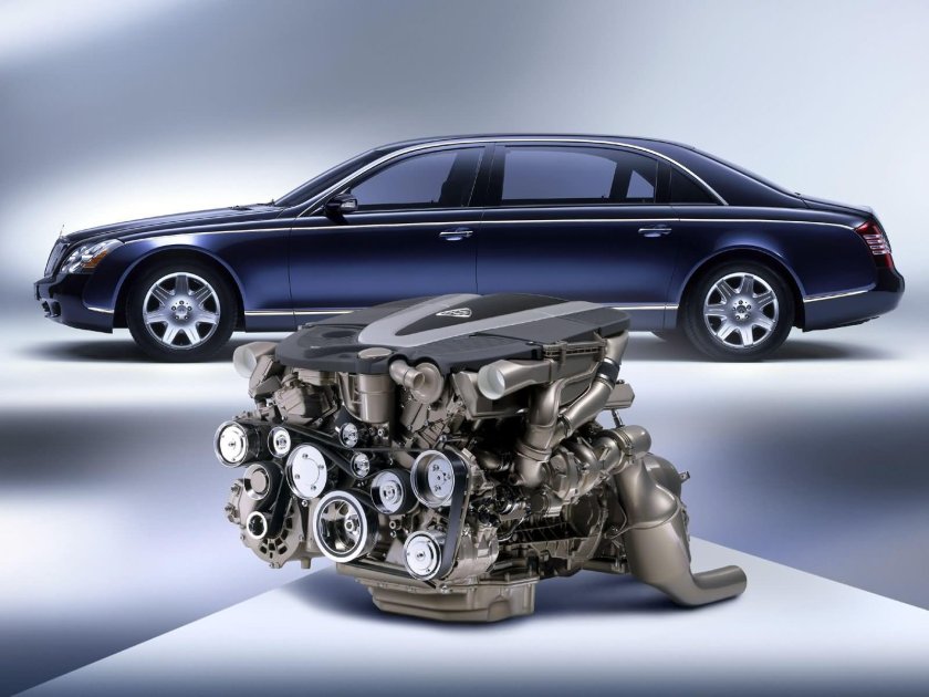 Maybach 62 двигатель