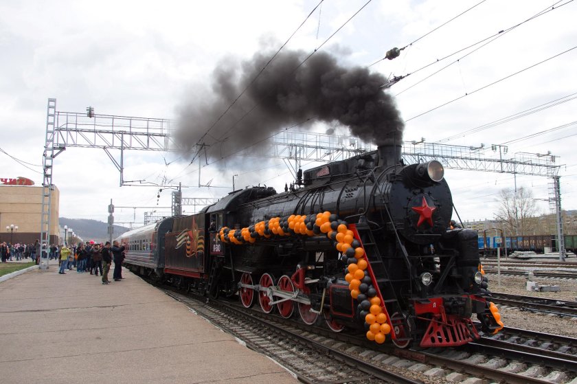Чита паровоз Победы