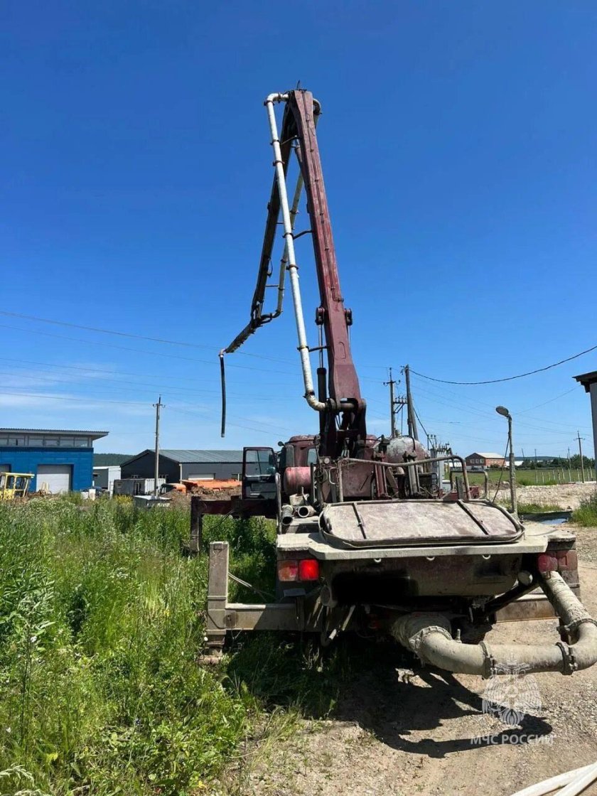 Погрузка краном