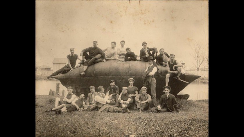 Подводная лодка конца 19 века