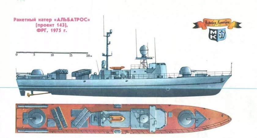 Ракетный катер Альбатрос проект 143