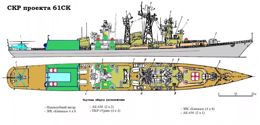 БПК проекта 61 чертежи
