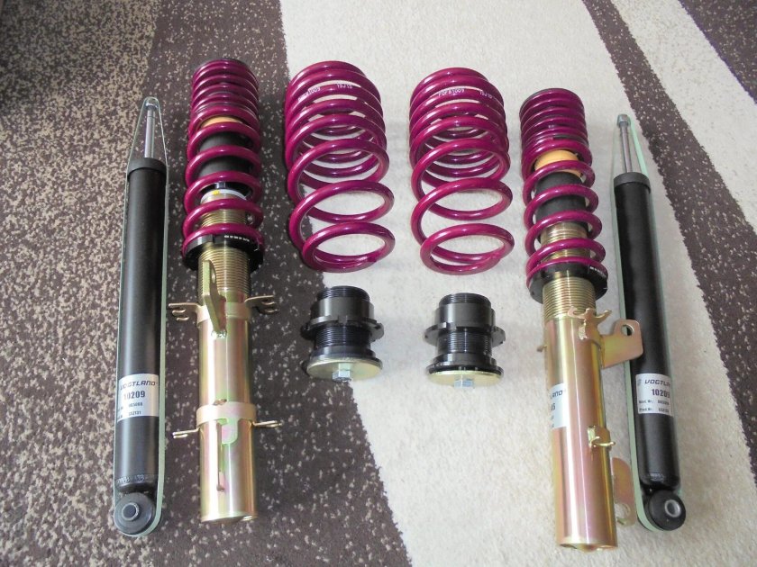 Винтовая подвеска Шкода Рапид