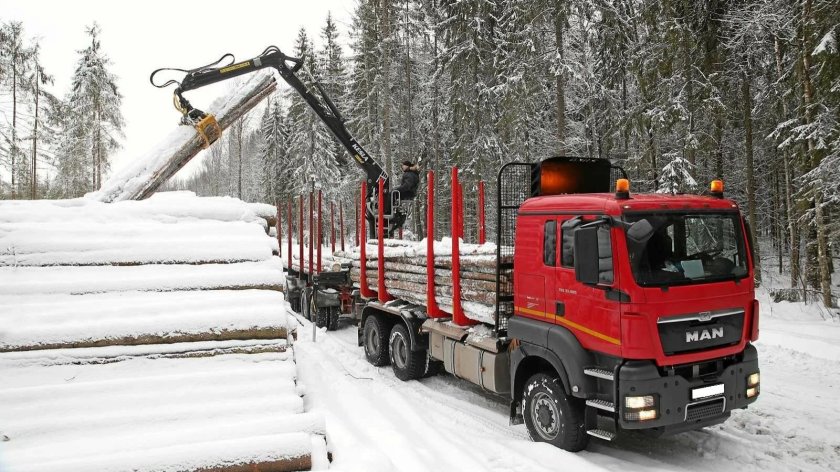 Man TGS лесовоз