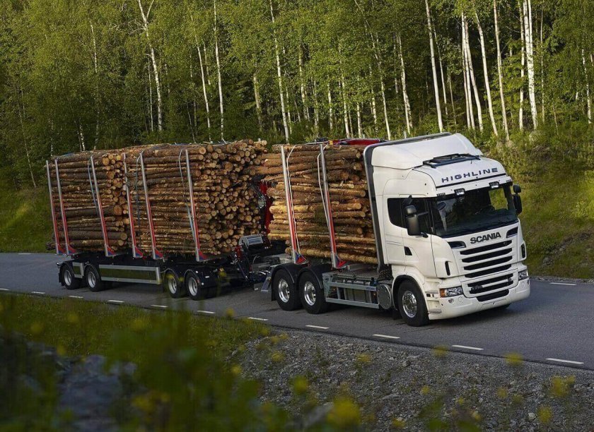 Scania r730 лесовоз