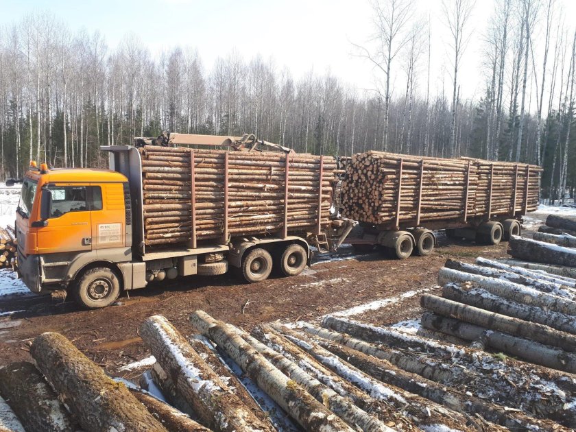 Лесовоз 75ас75