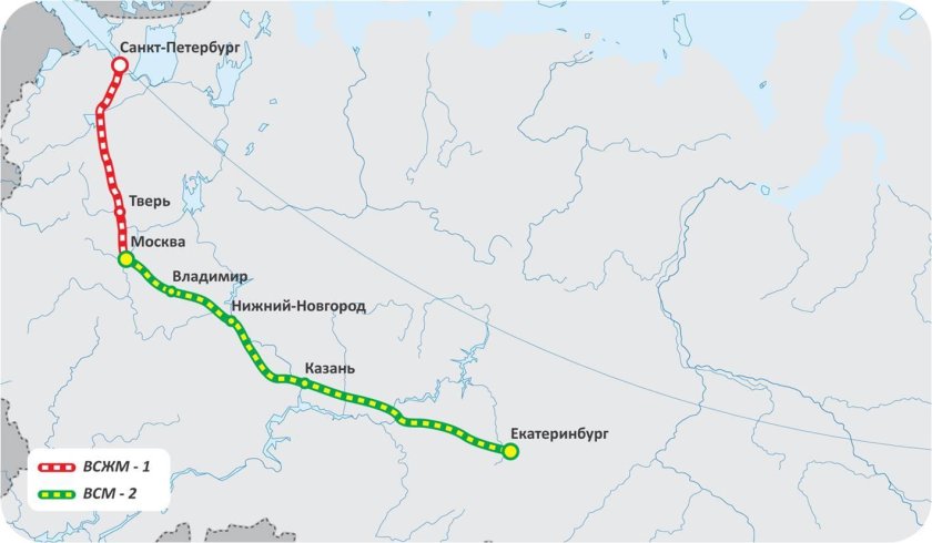 Скоростная Железнодорожная магистраль Москва Казань Екатеринбург