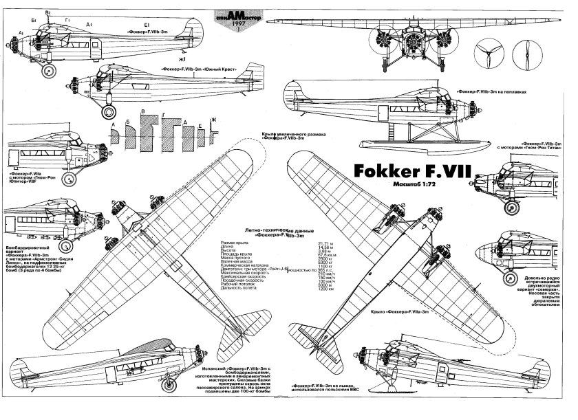 Fokker f.VII/3m