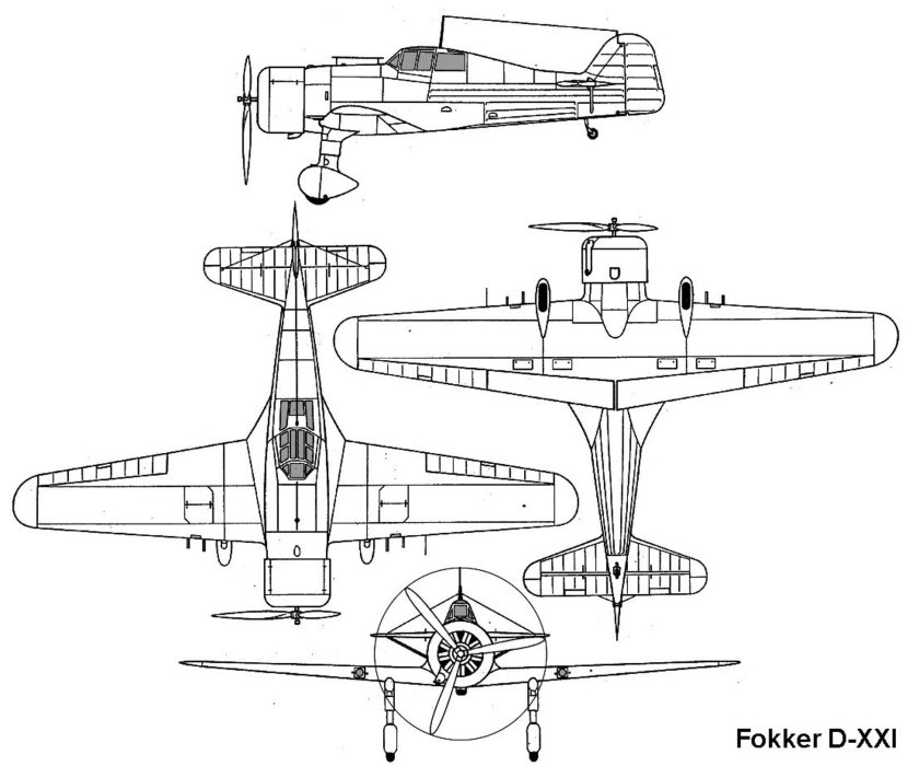 Истребитель Фоккер 21