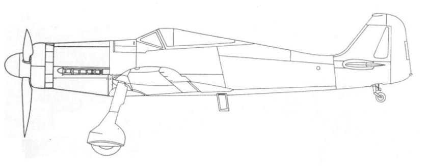 Fw190 с двигателем Jumo